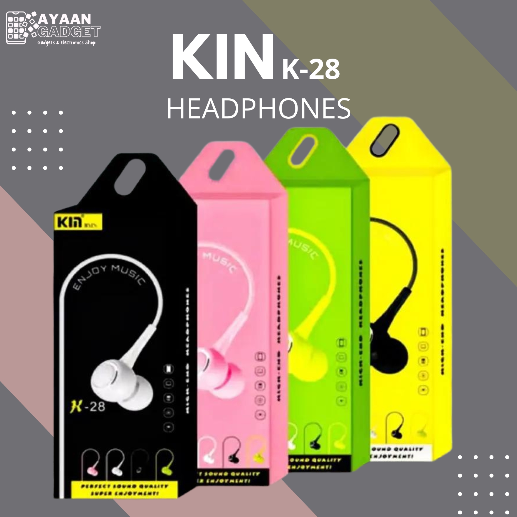 KIN K-28 High Quality Earphone
